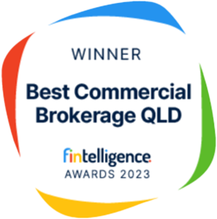 Award badge: Winner — Best Commercial Brokerage QLD, finTelligence Awards 2023