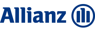 Allianz logo: blue wordmark with a circular emblem on the right.
